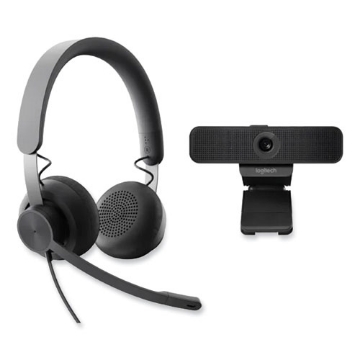 Picture of C925e/zone Wired Personal Video Collaboration Kit, 1920 X 1080 Pixels, Graphite
