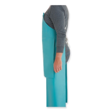 Picture of AlphaTec PVC Aprons, PVC/Vinyl, 33" x 44", Green, 12/Carton
