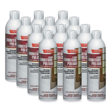 Picture of Champion Sprayon Furniture Polish, Lemon, 17 Oz Aerosol Spray, 12/carton