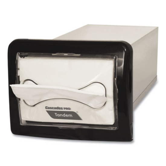 Picture of Tandem In-Counter Interfold Napkin Dispenser, 8.63 x 18 x 6.5, Black