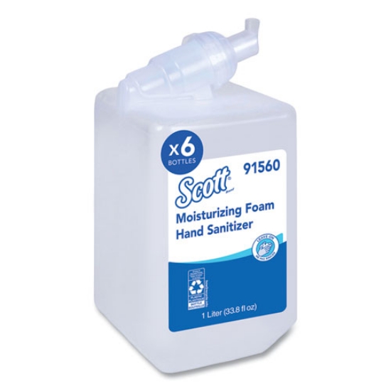 Picture of Pro Moisturizing Foam Hand Sanitizer, 1,000 Ml Refill, Fruity Cucumber Scent, 6/carton