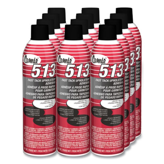 Picture of 513 Fast Tack Upholstery Adhesive, 12 oz, Dries Clear, Dozen