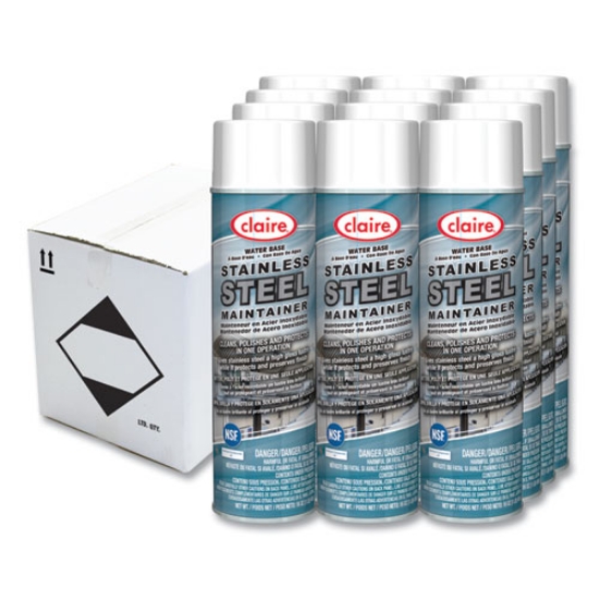 Picture of Stainless Steel Maintainer, Lemon Scent, 16 oz Aerosol Spray, Dozen