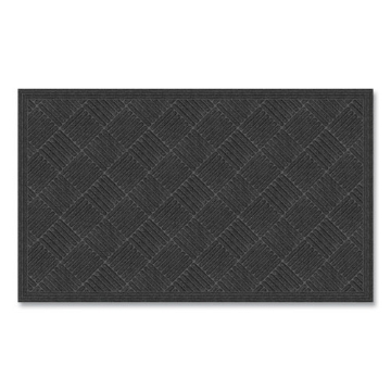 Picture of Ecomat Crosshatch Entry Mat, 36 x 60, Charcoal