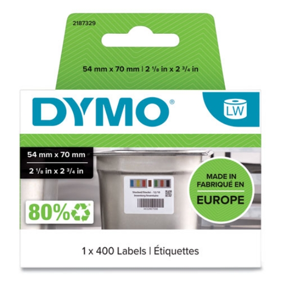 Picture of Days of the Week Barcode Labels for LabelWriter Label Printers, 2.75 x 2.12, Black/White, 400 Labels/Roll