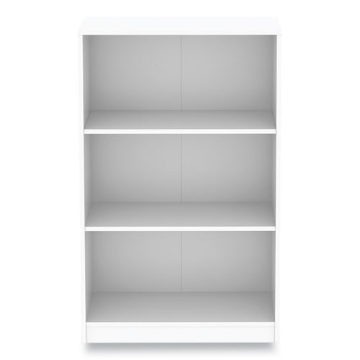 Picture of Three-Shelf Bookcase, 27.56" x 11.42" x 44.33", White