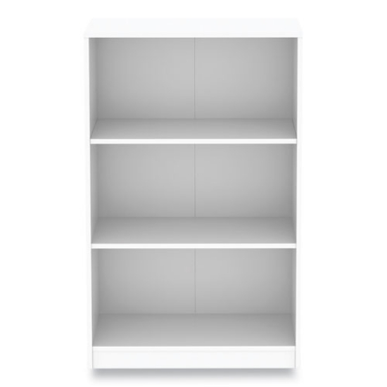 Picture of Three-Shelf Bookcase, 27.56" x 11.42" x 44.33", White