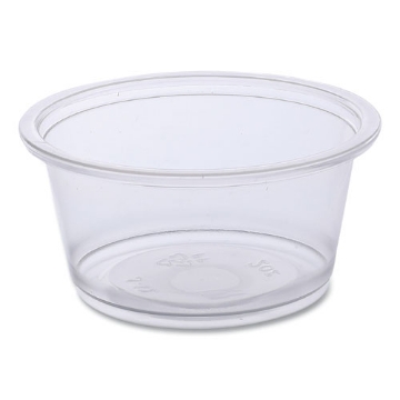 Picture of Souffle/portion Cups, 2 Oz, Polypropylene, Clear, 20 Cups/sleeve, 125 Sleeves/carton