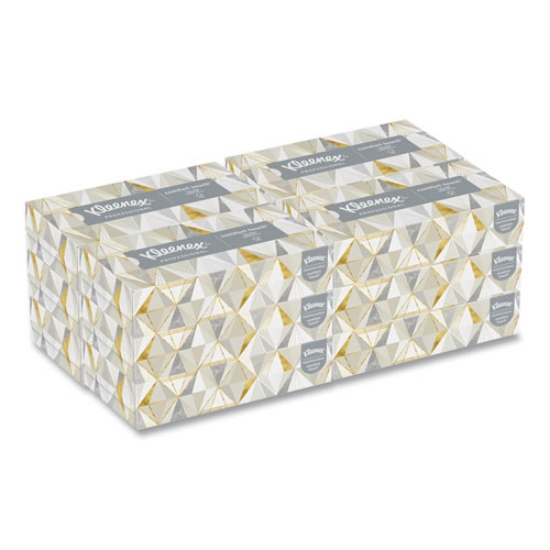 Picture of White Facial Tissue for Business, 2-Ply, 125 Sheets/Box, 12 Boxes/Carton