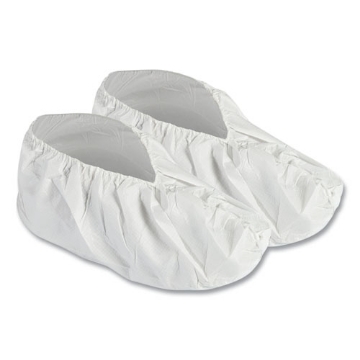 Picture of A40 Liquid/Particle Protection Shoe Covers, X-Large to 2X-Large, White, 400/Carton