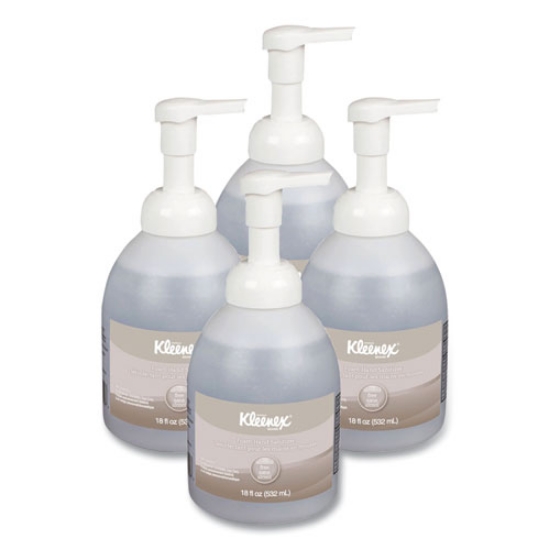 Picture of Alcohol-Free Foam Hand Sanitizer, 18 Oz Pump Bottle, Fragrance-Free, 4/carton