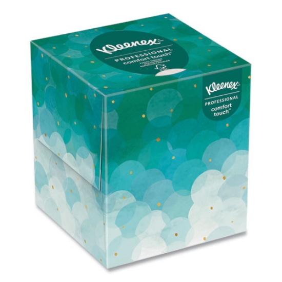 Picture of Boutique White Facial Tissue for Business, Pop-Up Box, 2-Ply, 95 Sheets/Box, 6 Boxes/Pack