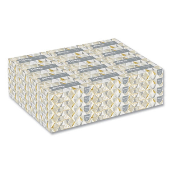 Picture of White Facial Tissue for Business, 2-Ply, White, Pop-Up Box, 125 Sheets/Box, 48 Boxes/Carton
