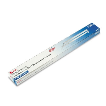 Picture of Premium Two-Piece Two-Prong Paper Fastener Base and Compressor Sets, 3.5" Capacity, 8.5" Center to Center, Silver, 50/Box