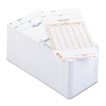 Picture of Time Clock Cards For Acroprint Atr120, Two Sides, 3.5 X 7, 250/pack