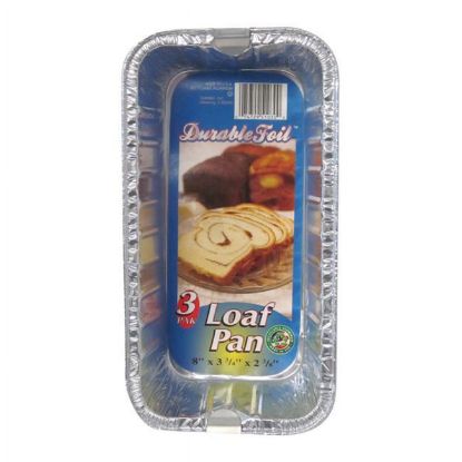 Picture of Home Plus+ D51030 LOAF PAN 8X3.75" 3PK (PK-12-EA)