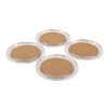 Picture of Ashley Chloe Inc 19850 COASTER 4PK CLEAR&CORK (EA)