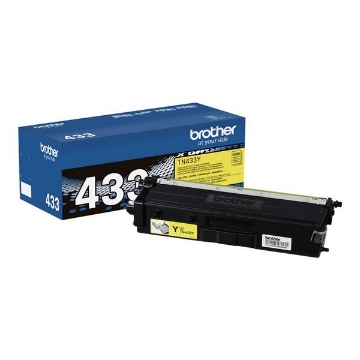 Picture of Brother TN-433Y High Yield Yellow Toner Cartridge (4000 Yield)