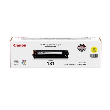 Picture of Canon 6269B001AA (Canon 131Y, CRG-131Y) Yellow Toner Cartridge (1500 Yield)