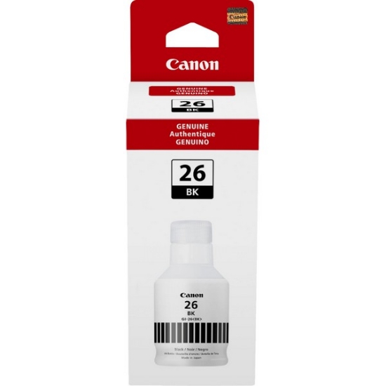 Picture of Canon 4409C001 (GI-26Bk) Black Pigment Ink Bottle (135 ml)