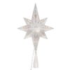 Picture of Vickerman X222407 14.5" LED Silver 8Pt Star Tree Topper (EA)
