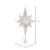 Picture of Vickerman X222407 14.5" LED Silver 8Pt Star Tree Topper (EA)