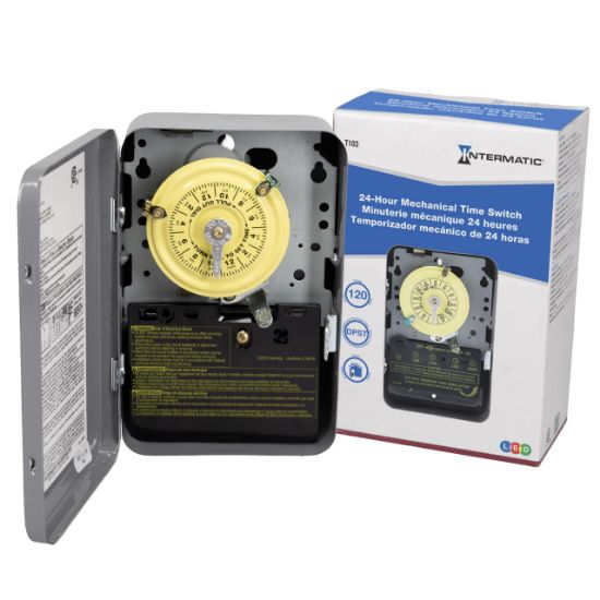 Picture of INTERMATIC INC T103D89 MECH TIMR SWTCH 24H 120V (EA)
