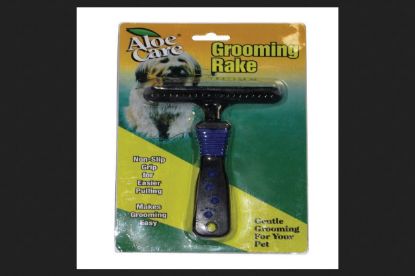 Picture of ALOE CARE A06856 GROOMING RAKE DOG BLACK (EA)