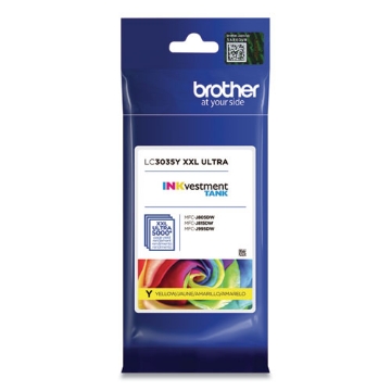 Picture of Brother LC3035Y Ultra High Yield Yellow Inkjet Cartridge (5000 Yield)