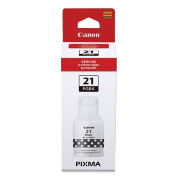 Picture of Canon 4526C001 (GI-21Bk) Black Ink Bottle (140 ml)