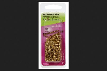 Picture of HILLMAN 122631 ESCUTCHEON PIN3/4"X16BRS (PK-6-EA)