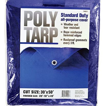 Picture of PROJEX KSA3050 TARP POLY 30'X50' BLUE (EA)