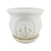 Picture of TRENDSPOT INC CR10152-06D PLANTER ORNATE WHT 6" (PK-2-EA)