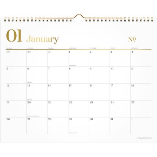 Picture of CALENDAR,WORKSTYLE M WALL