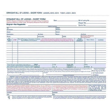 Picture of FORM,3PT,BILL OF LDNG,250