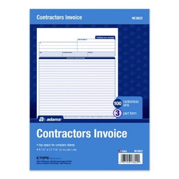 Picture of FORM,CONTRACTINVOC,100/PK