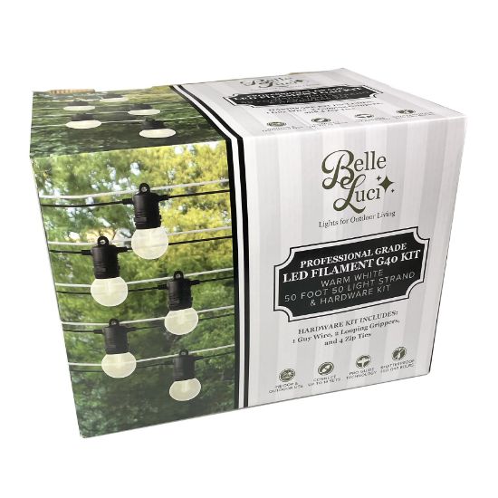 Picture of BELLA LUCCI BLG40PGW50W LIGHT SET LED G40 50' (EA)