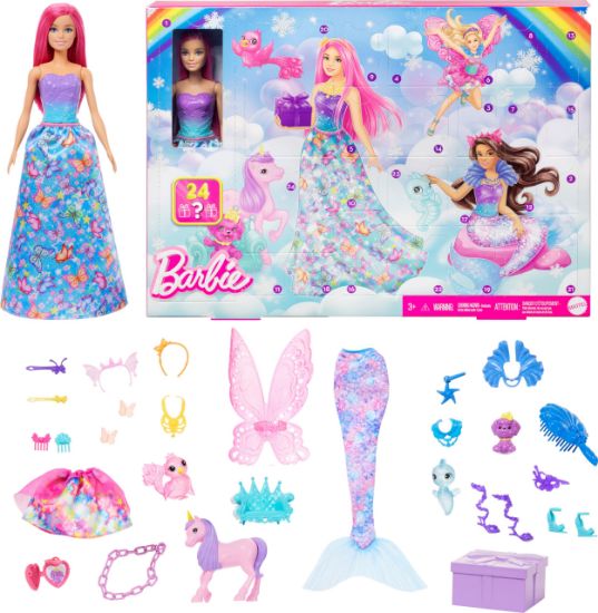 Picture of Barbie HRG90 BARBIE DRMTP ADVNT CLNDR (PK-4-EA)