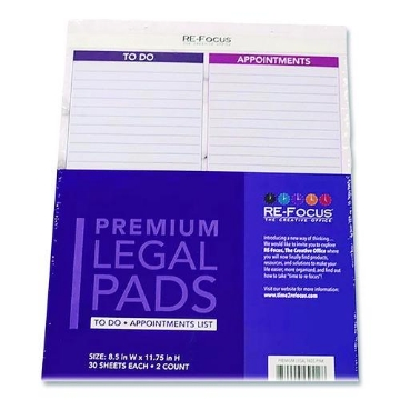 Picture of NOTEBOOK,LGL,RULED,2PK,PK