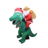 Picture of A Holiday Company CH19088-180 INFLAT DINO W/SANTA 6' (EA)