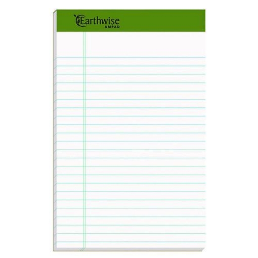 Picture of PAD,100% RECY 5X8 6PK,WHT