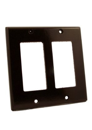 Picture of LEVITON MFG CO INC 002-80409-000 WALL PLATE BWN STND 2G (PK-5-EA)