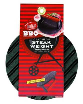Picture of TABLECRAFT PRODUCTS COMPANY INC BBQ3015 STEAK WEIGHT W/HNDL 7" (EA)