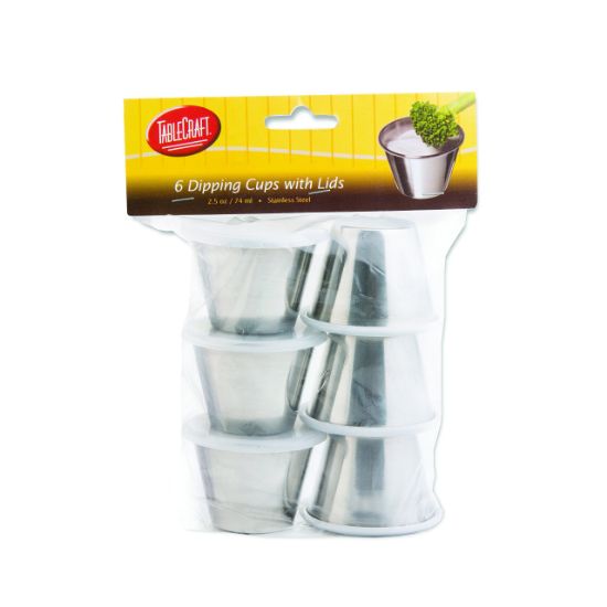 Picture of TABLECRAFT PRODUCTS COMPANY INC H5069 DIPPING CUP W/LID 6PK SS (EA)