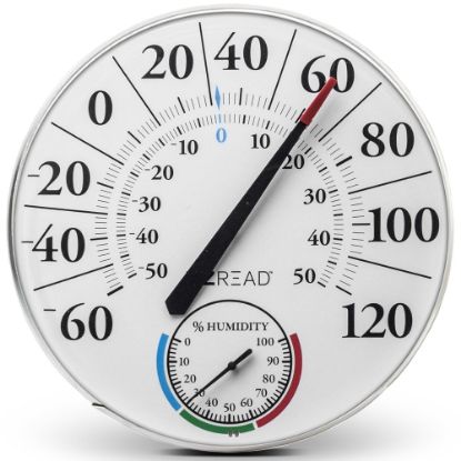 Picture of HEADWIND 840-1212 DIAL THERM/HUMID WHITE (EA)