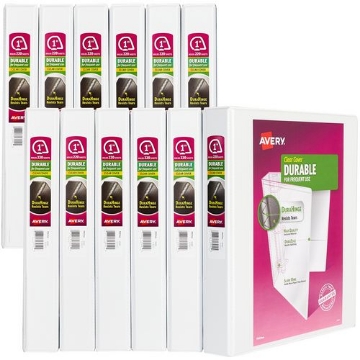 Picture of BINDER,DURVW,1"SLT,12,WH