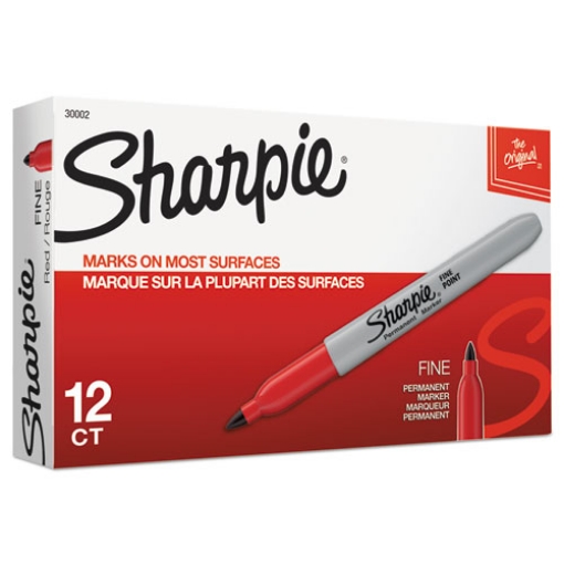 Picture of MARKER,SHARPIE,FINE PT,RD
