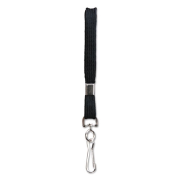 Picture of LANYARDS,FLAT,HOOK,100,BK