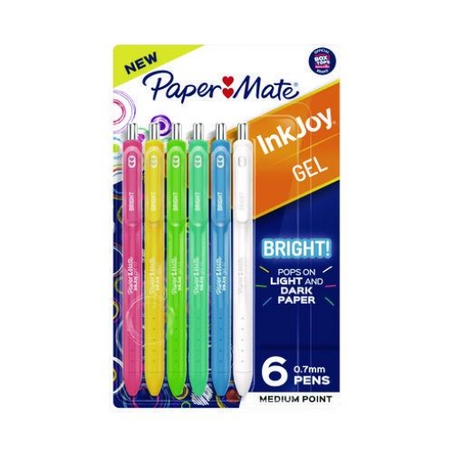 Picture of PEN,BRIGHT,6PK,AST