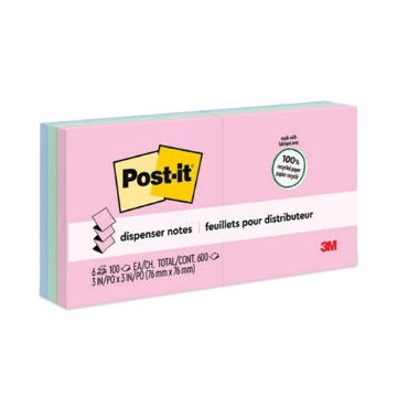 Picture of NOTE,REFILLS,RCY,6/PK,AST